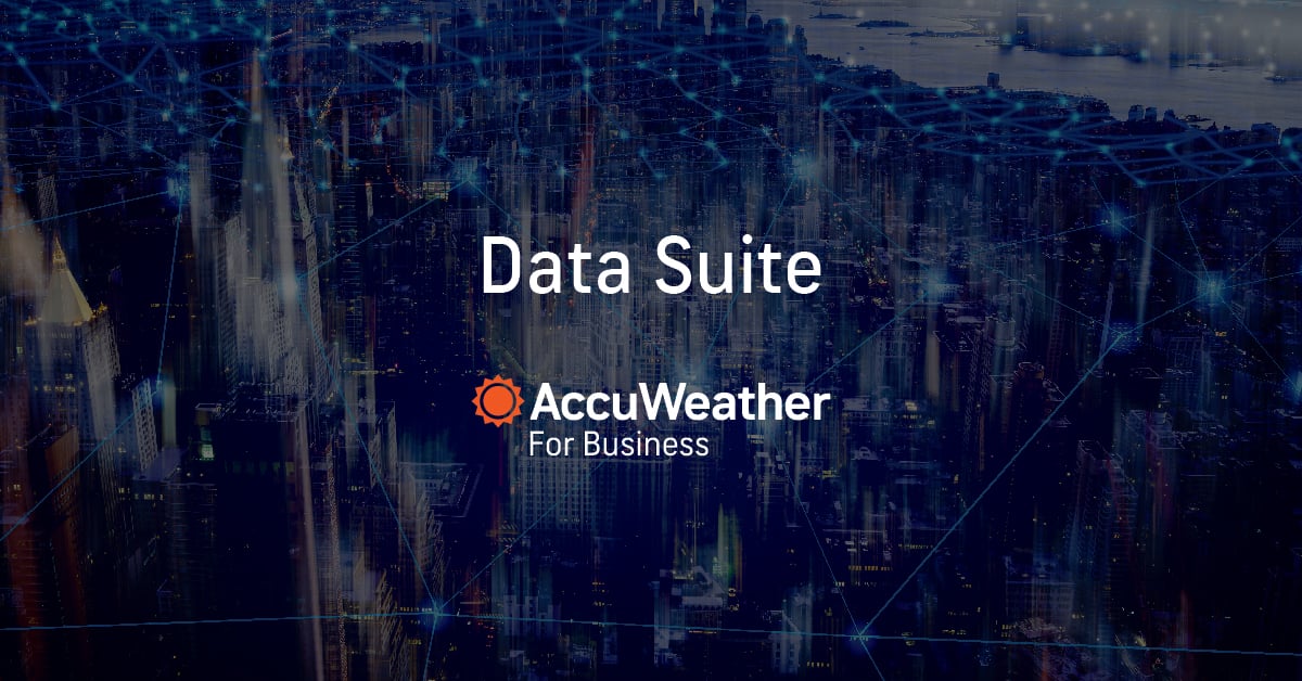 Weather Forecast Data Analysis with AccuWeather Data Suite